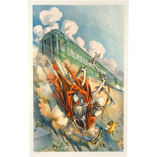 By ArtDirect O Death, Where Is Thy Sting (1913) 31x48 Huge UnFramed Art Print Poster Ready for Framing by Udo Keppler