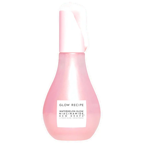 Glow Recipe Watermelon Niacinamide Dew Drops - Brightening, Plumping Hydrating Face Serum, Makeup Primer + Liquid Highlighter with Hyaluronic Acid - Dewy & Glowing Korean Skin Care (80ml)