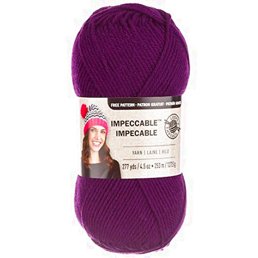 Loops & Threads Impeccable Yarn 4.5 oz. One Ball - Amethyst