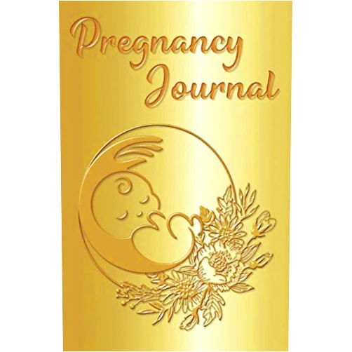 Jennifer McCray Pregnancy Journal: 40 Weeks of Guided Journaling for Moms to Be | Maternity Keepsake Notebook | Milestone Trackers, Checklists, Organizers | Gold Cover