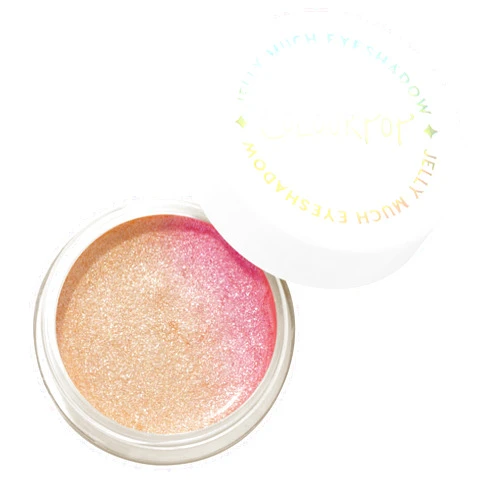 ColourPop Jelly Much Gel Eyeshadow - Glitter Eyeshadow with a Water-Based Gel Formula - Provides Intense Color Payoff with Minimized Creasing & Fading - Field of Fairies (0.23 oz)