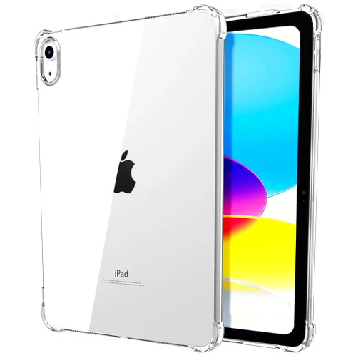 TiMOVO Case for iPad 10th Generation Clear, iPad 10 Case 2022 (10.9 inch), Slim & Light Weight TPU Protective Clear iPad Case with Raised Edge and Transparent Back, Clear