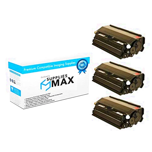 SuppliesMAX Compatible Replacement for Dell 2330D/2330DN/2350D/2350DN Toner Cartridge (3/PK-6000 Page Yield) (330-2665_3PK)