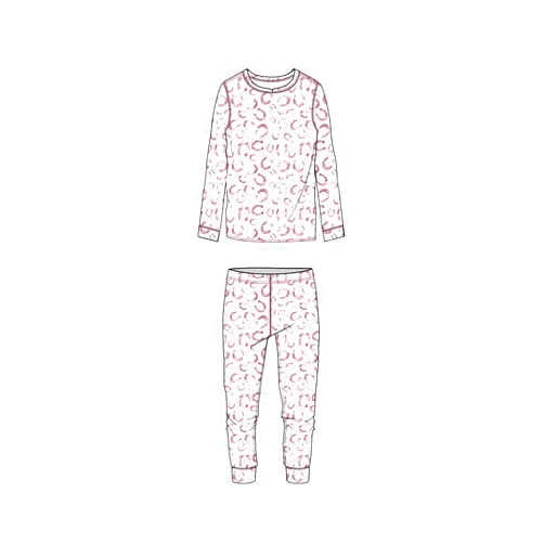 PJ Salvage Baby Girl's Long Sleeve Kids Set Wild Land Pajamas