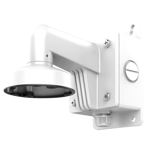 Asmiwo DS-1272ZJ-110B Wall Mount Bracket with Junction Box Compatible with Hik Vison Dome Camera DS-2CD2143G2-I(S), DS-2CD2183G2-I(S), DS-2CD1383G2-LIU(F), DS-2CD1383G2-LIUF/SL, DS-2CD1343G2-LIU(F) - 1 Pcs