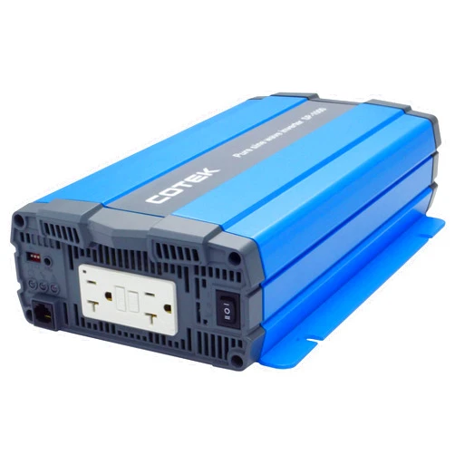 Cotek SP-1000-148 Pure Sine Wave Inverter with Dual GFCI 120VAC 48VDC 1000W (SP1000-148)