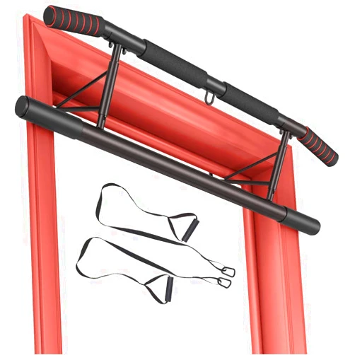 Docilaso Pull Up Bar for Doorway, Heavy Duty Chin Up Bar with Ergonomic Grip for Multiple Home Gym - No Screws, No Bending Door Exercise Equipment