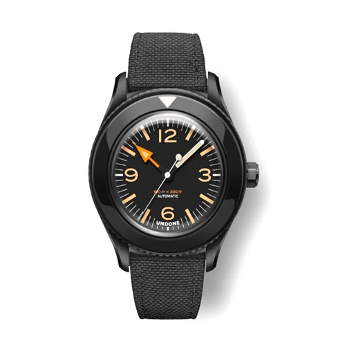 UNDONE Basecamp Classic Watch for Men-Durable Military & Vintage Inspired Water Resistant Automatic Wrist Watch Made with 40mm Scratch & High Impact Resistant Lexan Lens