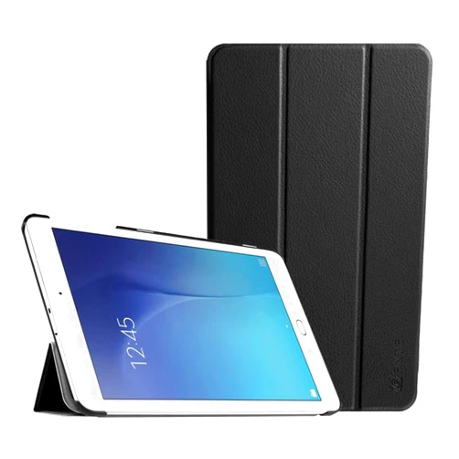 Fintie Slim Case for Samsung Galaxy Tab E 9.6 2015 (Model SM-T560/T561/T565/T567), Ultra Lightweight Protective Stand Cover, Black