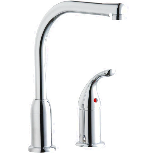 Elkay Everyday LK3000CR Deck Mount Kitchen Faucet with Remote Lever Handle, Chrome