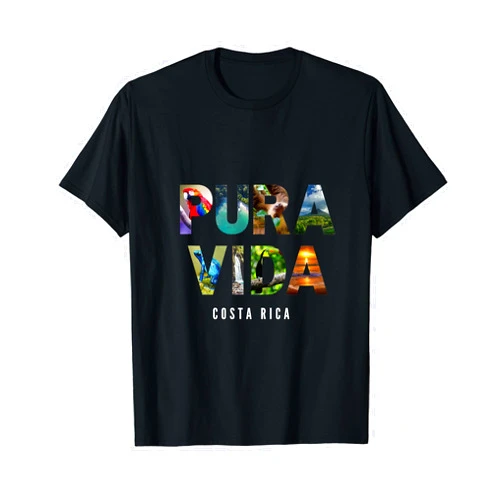 Pura Vida Costa Rica Sloth Pura Vida Costa Rica Tropical Vacation Souvenir T-Shirt