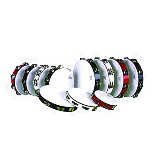 Remo 10 inch Fiberskyn Tambourine (Double Jingle; Black; Teen/Adult)