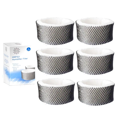 Podoy Humidifier Filter HWF62 for Holmes HM1300 SCM1100 HM1761 HWF-62 Filter Replacement (6 Pack)