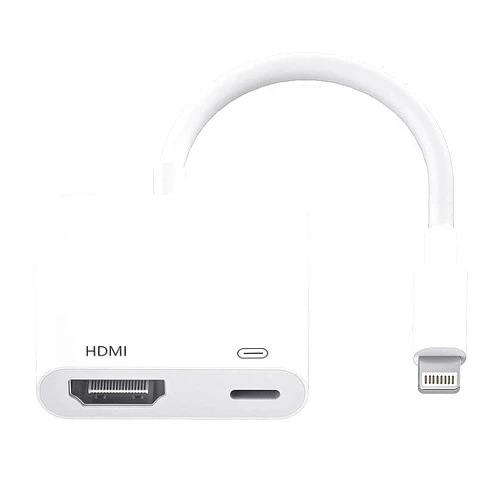 AONISHI [Apple MFi Certified] Apple Lightning to HDMI Digital AV Adapter, 1080P HD Video HDMI Sync Screen Connector Cable with Charging Port for iPhone 14 13 12 11 XS XR X 8 7 iPad on HDTV/Projector/Monitor