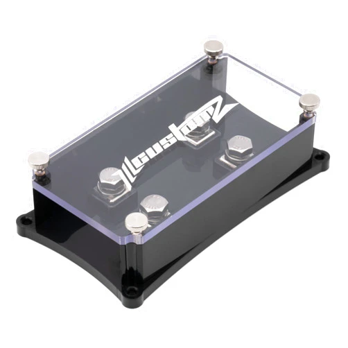 ILL Customz 2 Spot Lug Style ANL Fuse Block Fused Distribution Block Heavy Duty