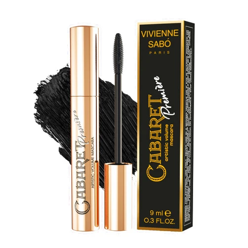 Vivienne Sabó Cabaret Lash-Lengthening Black Mascara, Perfectly Defined Lashes, Vivienne Sabó, Made in Europe, Cruelty Free