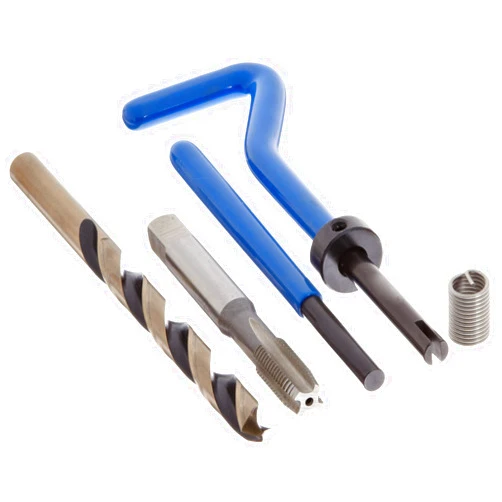 E-Z Lok SK40620 Metric Helical Threaded Insert Kit, 304 Stainless Steel, M6-1.0 Thread Size, 12 mm Installed Length (Pack of 10)