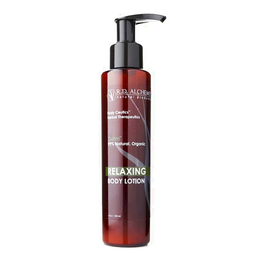 R.D. ALCHEMY RD Alchemy - Natural & Organic Relaxing Body Lotion with Aromatherapy Stress Relief and Sleep Benefits. Lavender Essential Oil, Kava Kava, Skullcap, & more calm the body, & quiet the mind
