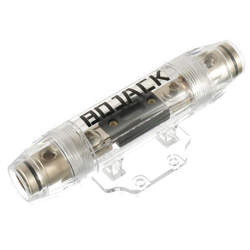 BOJACK ANL Fuse Holder with 60 Amp Fuse，Secure in-Line Installation for 0/2/4 AWG 0, 2, 4 Gauge Wires Fuse Holder 60A