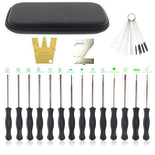 RUITONDA Carburetor Adjustment Tool Kit 14 Carb Adj Tool Compatible With Stihl Husqvarna Echo Craftsman Poulan Troy Bilt Trimmer Chainsaw Weedeater With Double D Single 530035560 Splined