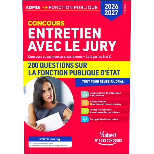 Hervé Macquart Entretien avec le jury - 200 questions sur la fonction publique d'État - 2026-2027: Concours et examens professionnels - Catégories A et B