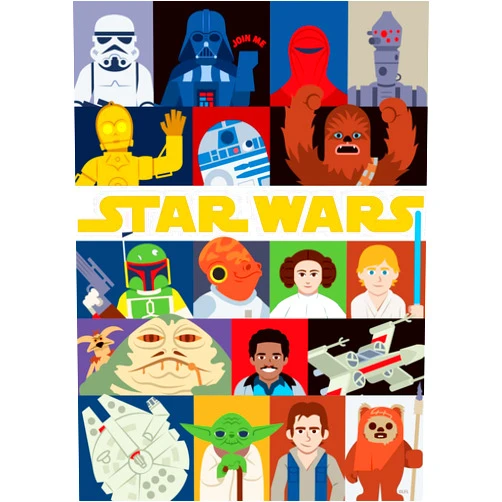 Buffalo Games - Star Wars - Join Me - 100 Piece Jigsaw Puzzle for Families Challenging Puzzle Perfect for Game Nights - Finished Puzzle Size is 15.00 x 11.00