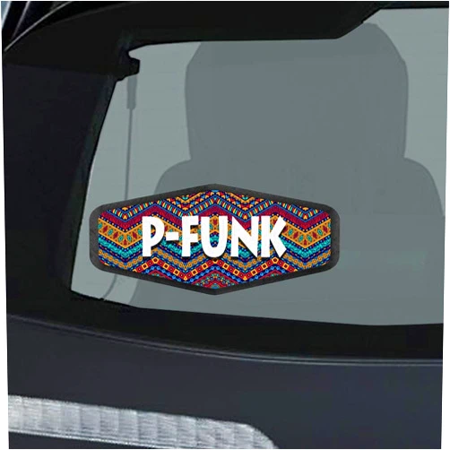 Makoroni - P Funk Africa African Car Laptop Wall Sticker Decal - 8