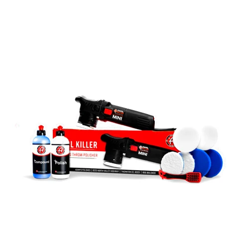 Adam's Polishes Swirl Killer 12mm Car Buffer Polisher Kit, Orbital Polishing Paint Correcting Tool, Car Scratch Remover, Correcting Polish, Use Post Car Wash Clay Bar & Pre Wax or Ceramic Coatin