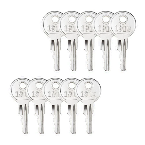 YIXIN Golf Cart Ignition Key (Set of 10) Compatible with EZGO (1982-Up) Gas and Electric