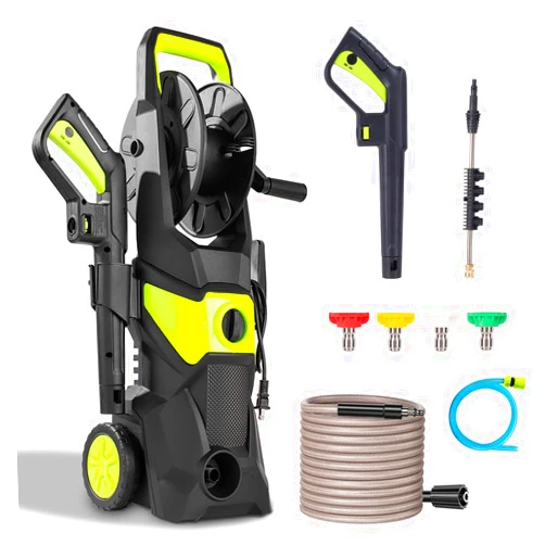 Benlynnx Electric Pressure Washer MAX 2.8 GPM, 2030 PSI Power Pressure Washer with 4 Nozzles, 32.8 Ft Pressure Hose, 400mL Foam Cannon, Pressure Cleaner for Cars/Driveways/Patios Cleaning