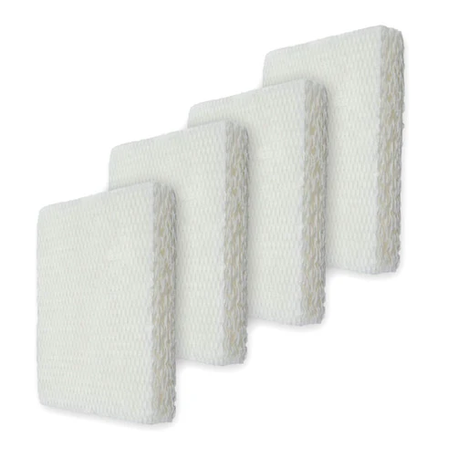 PUREBURG HFT600 Replacement Humidifier Wick Filters Compatible with Honeywell HFT600 Fits HEV615 and HEV620 Series Top Fill Tower humidifier,Filter T, 4-Pack