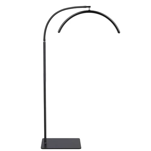 ZEKAHOV Half Moon LED Floor Light - Professional Shadow-Free Lamp for Lash Techs, Estheticians & Tattoo Artists | Dimmable for Eyelash Extensions, Nail Art, Home & Office