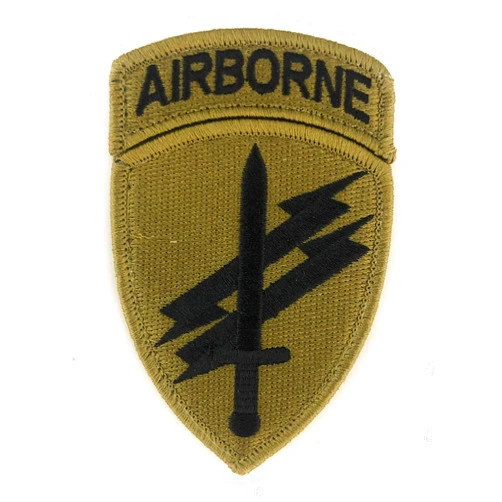 Insignia Depot Civil Affairs and Psychological Operations OCP Patch with Airborne Tab and Hook Fastener (EA)