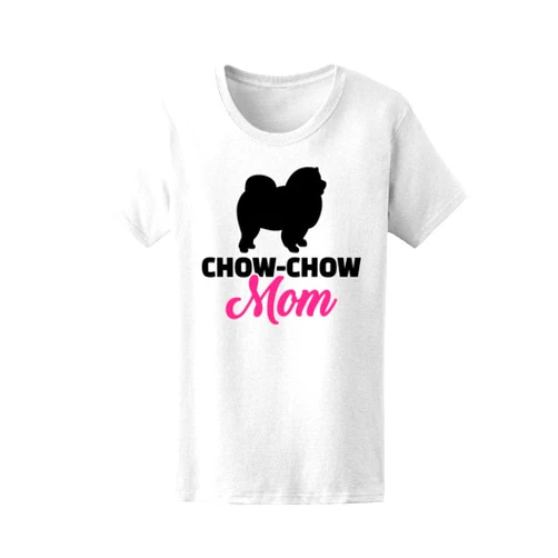 Smartprints Chow-chow Mom, Cute Love Quote Tee Women's