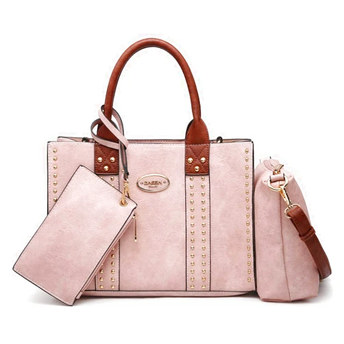 Dasein 3PCS Purses for Women Tote Purse and Handbag Top Handle Satchel Bags, Wallet, Purse Set Hobo Bag