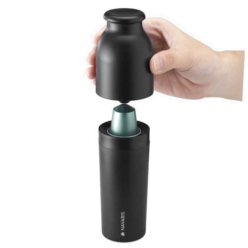 Navaris Coffee Pod Recycling Tool (1 Piece) - Recycler for Espresso Pods - Aluminum Capsule Recycling at Home