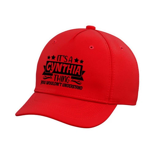 Cynthia Name Day Gifts For Women VKAD Cynthia Name | It's a Cynthia Thing You Would not Understand Adjustable Baseball Hat