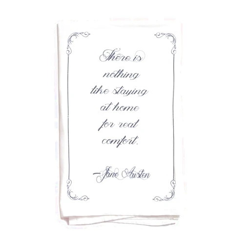 Storiarts Jane Austen Quote Tea Towel (Part 2)