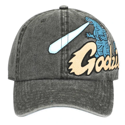 Bioworld Godzilla Embroidered Pigment Dyed Dad Hat