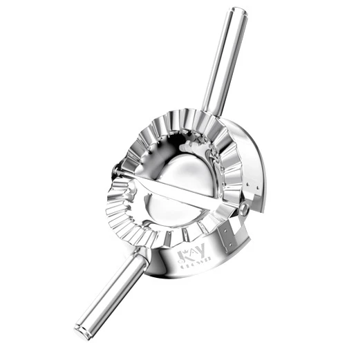 KAYCROWN Best Utensils Stainless Steel Ravioli Mold Pierogi Dumpling Maker Wrapper Pastry Dough Cutter Kitchen Accessories (S: 3 1/4 inch)