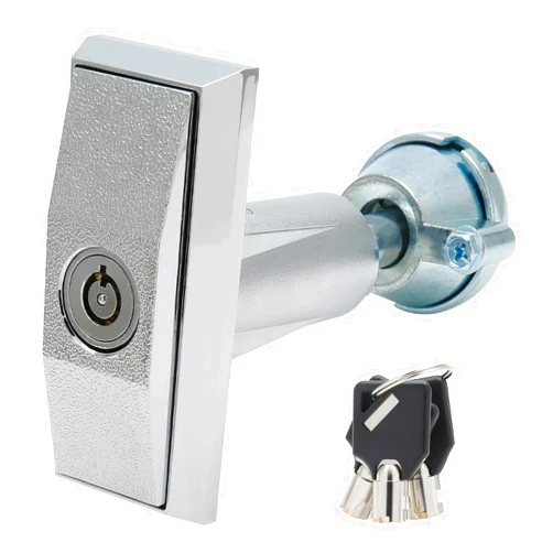 Qjaiune Universal Vending Machine Lock with T-Handle, Soda & Snack Machine Lock Replacement, Keyed Different