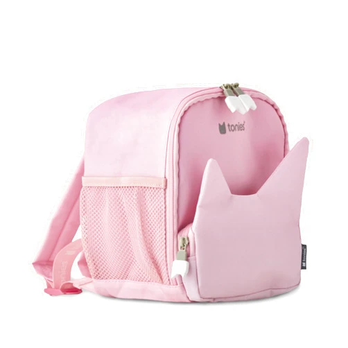 Tonies Classic Backpack - Lightweight, Sturdy Carrying Bag for your Toniebox 2, Tonieplay Controller, Games, Charger, and Figurines - Cloud Pink