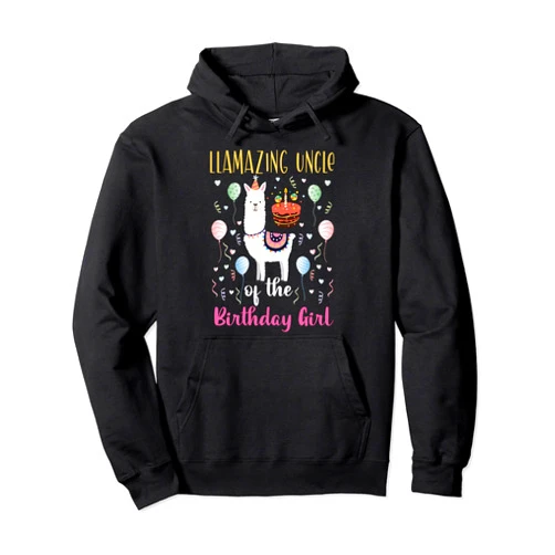Bnz Party Supplies Kits Hemd Männer Frauen Kinder Llamazing Uncle Birthday Girl Llama Decorations Pullover Hoodie