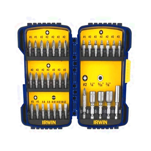 Irwin Industrial Tools 3057017 Fastener Drive Screwdriver Bit Set, 33-Piece