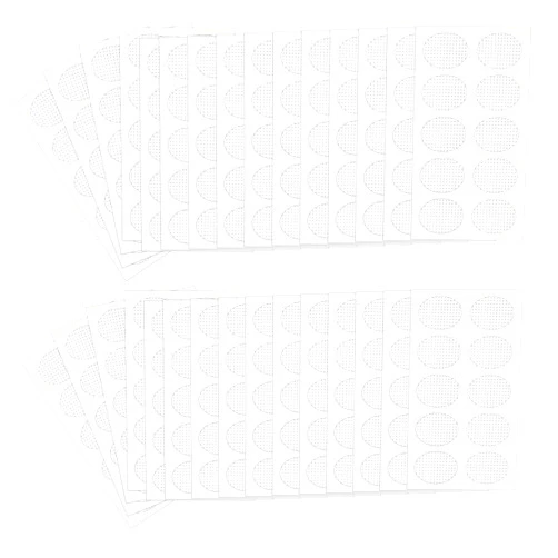 DIVINA VITAE 300PCS Earring Lobe Support Patches Ear Patches Heavy Earrings Stabilizers Large Earring Patches Stickers Transparent Earring Pierced Protectors Backs for Droopy Ears Long Time Wearing Earrings