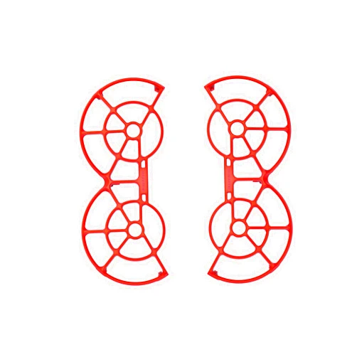 BTG Quick-Release Propeller Guards Propeller Protectors Compatible with DJI NEO Accessories Replacement Parts (Red)