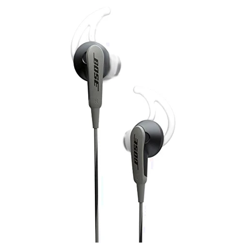Bose SoundSport In-Ear Headphones For Apple Devices (741776-0010) - Charcoal (Renewed)