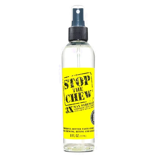 Emmy's Best EBPP Stop The Chew 3X Strength Anti Chew Spray for Dogs - No Chew Spray for Puppies - Alcohol Free Dog Deterrent Spray - Bitter Spray for Dogs to Stop Chewing - Powerful No Chew Spray for Dogs - 8oz