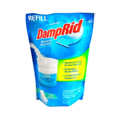 DampRid Pure Linen Moisture Absorber - 42 oz. Refill Bag – Attracts & Traps Moisture for Fresher, Cleaner Air