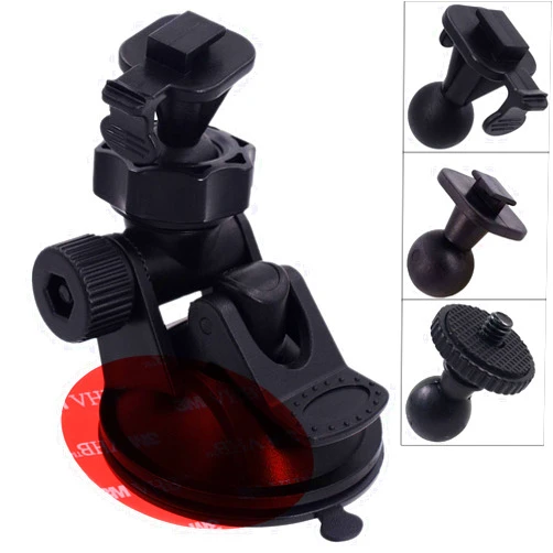 iSaddle CH02A YI Dash Camera Mount Holder Vehicle Video Recorder/Car DVR Camera Windshield & Dashboard Suction Mount Holder.